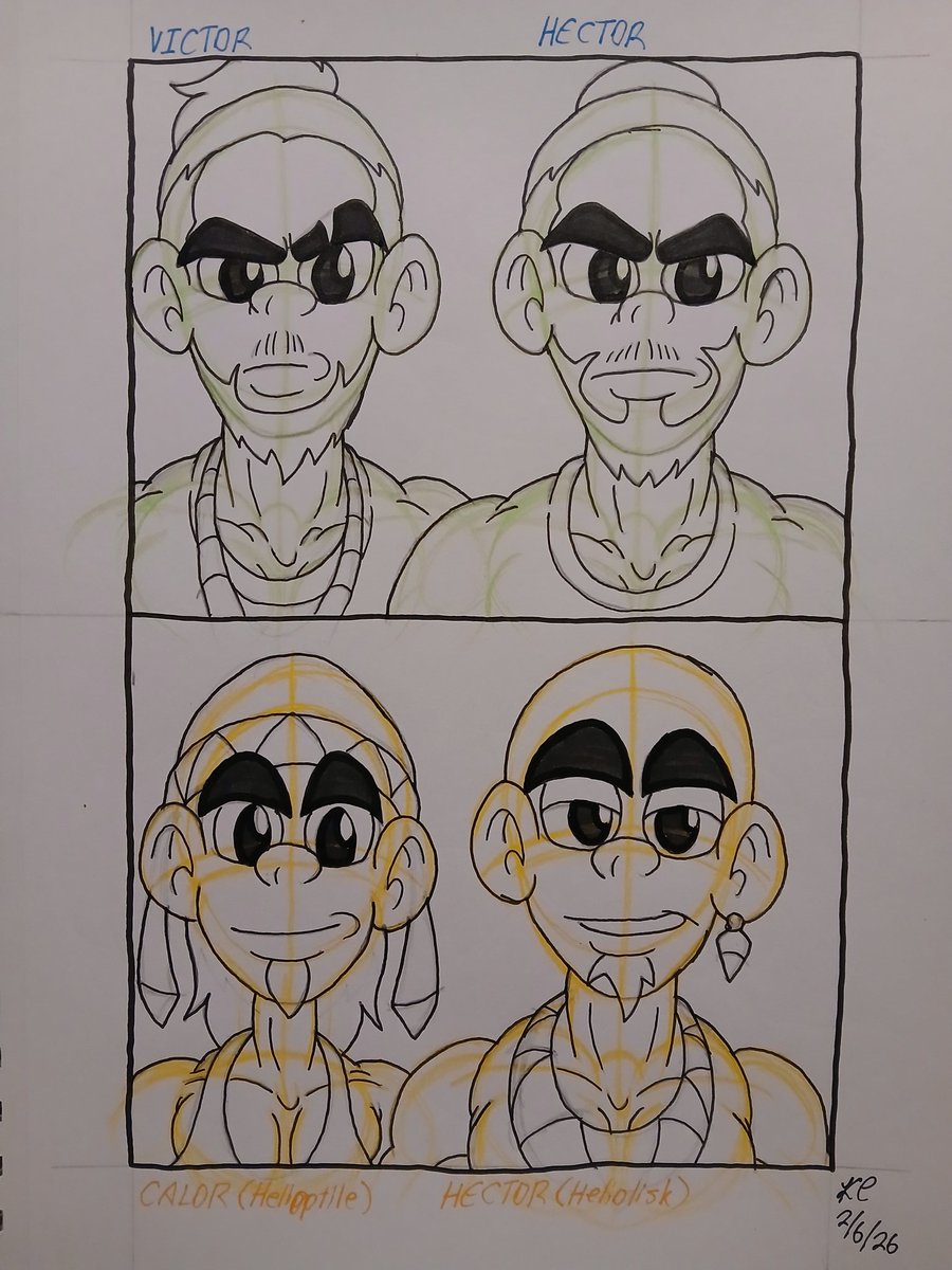 WIP - Who would've guessed that both got a brother named Hector 👀
<a href="/nuttkraken/">nuttkraken 🔞 COMMISSIONS OPEN</a> ✨️