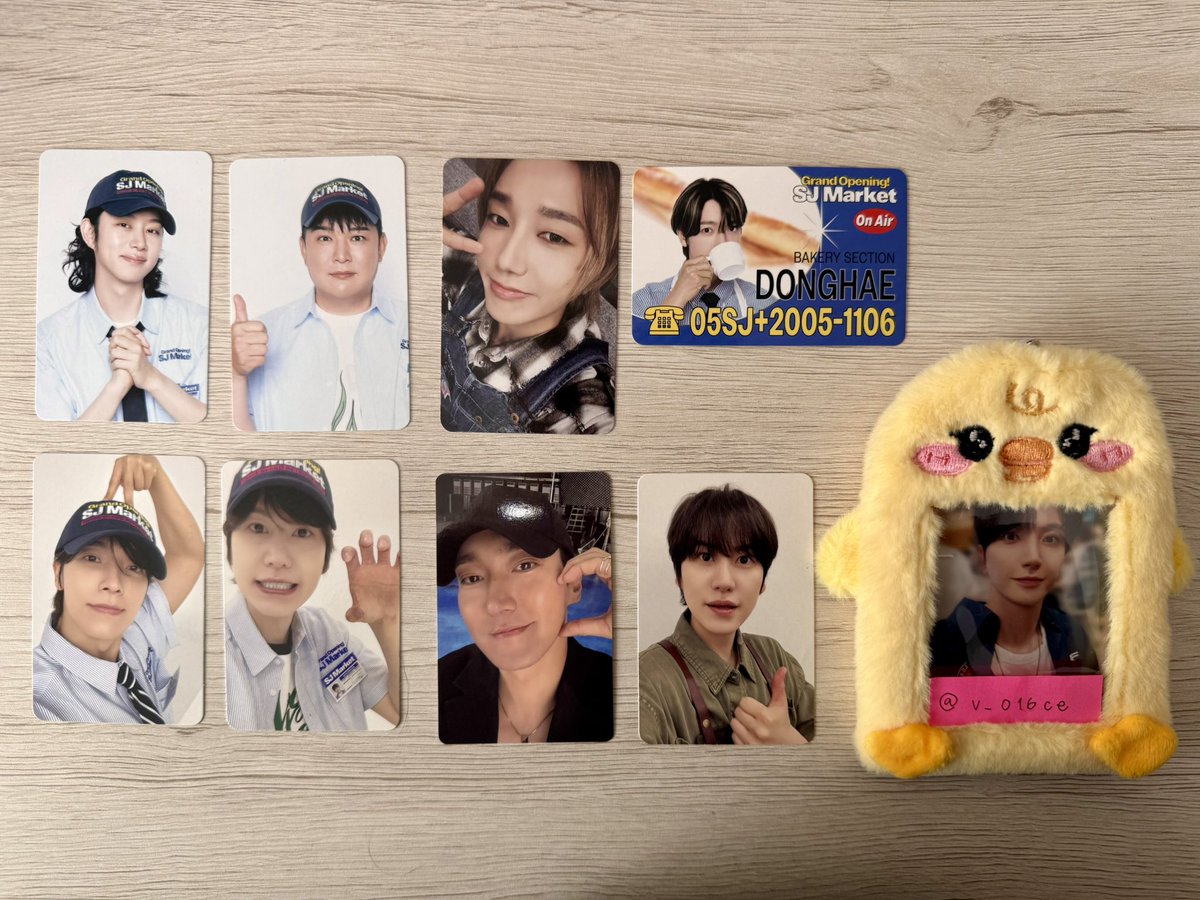 交換】SUPER JUNIOR トレカ SJ MARKET ランダムトレーディングカード