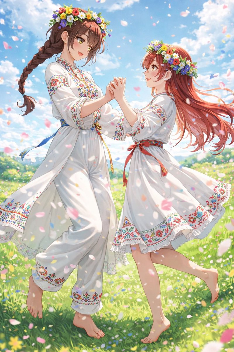 ひつじ椅子さんの可愛いプロンプトお借りしました✨

こういう服と雰囲気めーーっちゃ好き✨
可愛い🥺💗