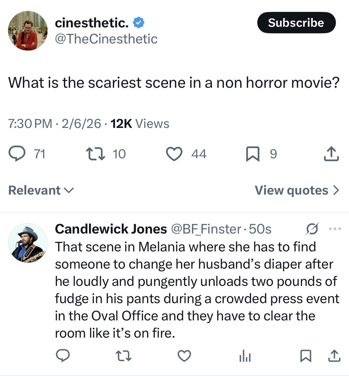 It’s too bad nobody will ever see this tweet.