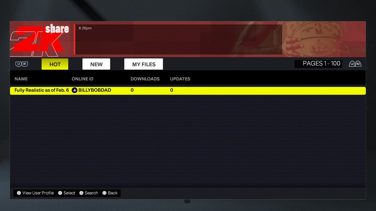 philleim2k's tweet image. UPDATE - For you to have a NBA Scenario directly after the trade deadline, I recommend this one. 
Gamertag: BILLYBOBDAD
Name: Fully Realistic as of Feb.6 

Reminder: I will bring another update in a week, after the allstar weekend
#nba2k26 #2kcommunity #nbadraft