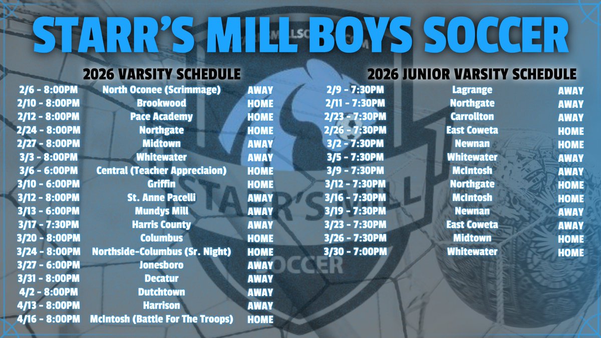 Starr's Mill Soccer tweet media