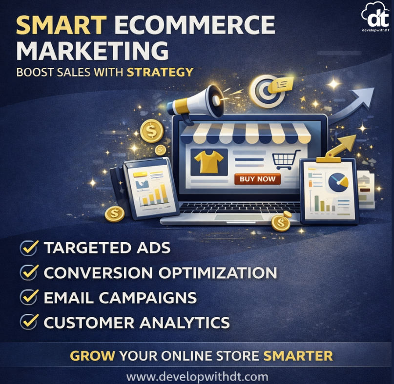 DevWithDT's tweet photo. Ecommerce success isn’t about running more ads — it’s about using the right strategy to turn visitors into customers. Build smarter, scale faster.
https://t.co/9Bd3RZ4xiL
#EcommerceTips #OnlineStore #DigitalMarketingUSA #EcommerceGrowth #SmallBusinessOnline https://t.co/r7vhNTPB8J