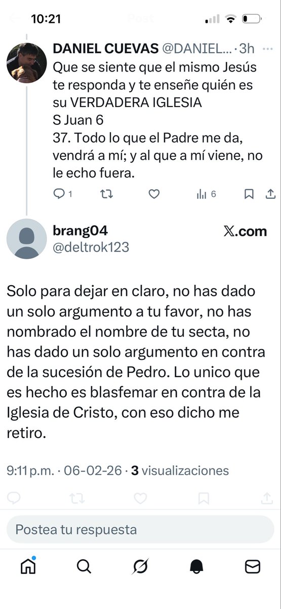 Qué manera de arrancar cuando le mencionas a Jesús como único camino.