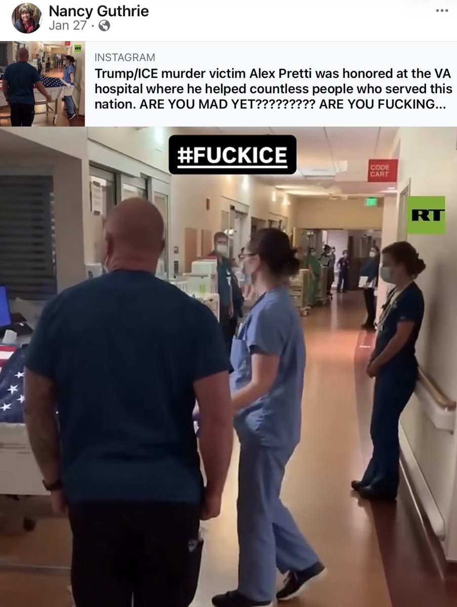 Bombshell evidence uncovered in the Nancy Guthrie kidnapping. Nancy Guthrie's social media account on Facebook upends the sweet, churchgoing mother and grandmotherly image that her family members have painted in the media since she was kidnapped.

Nancy Guthrie is a rabidly