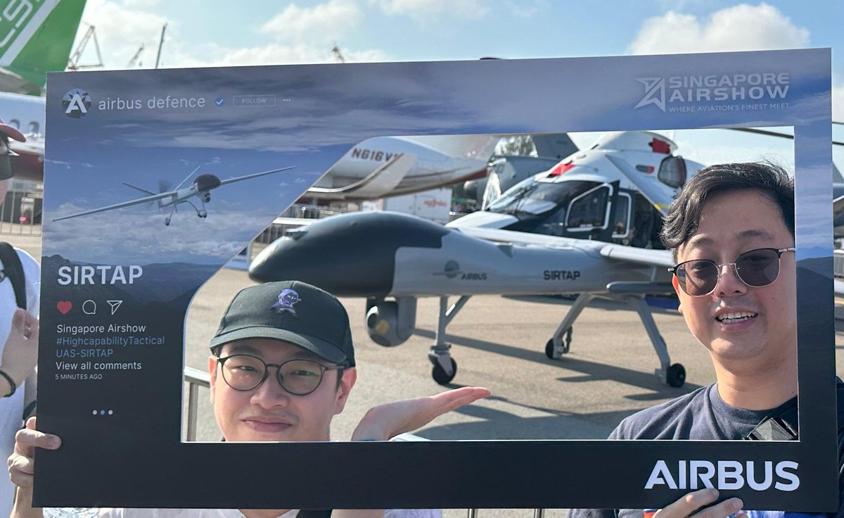 At sg air show! #airbus