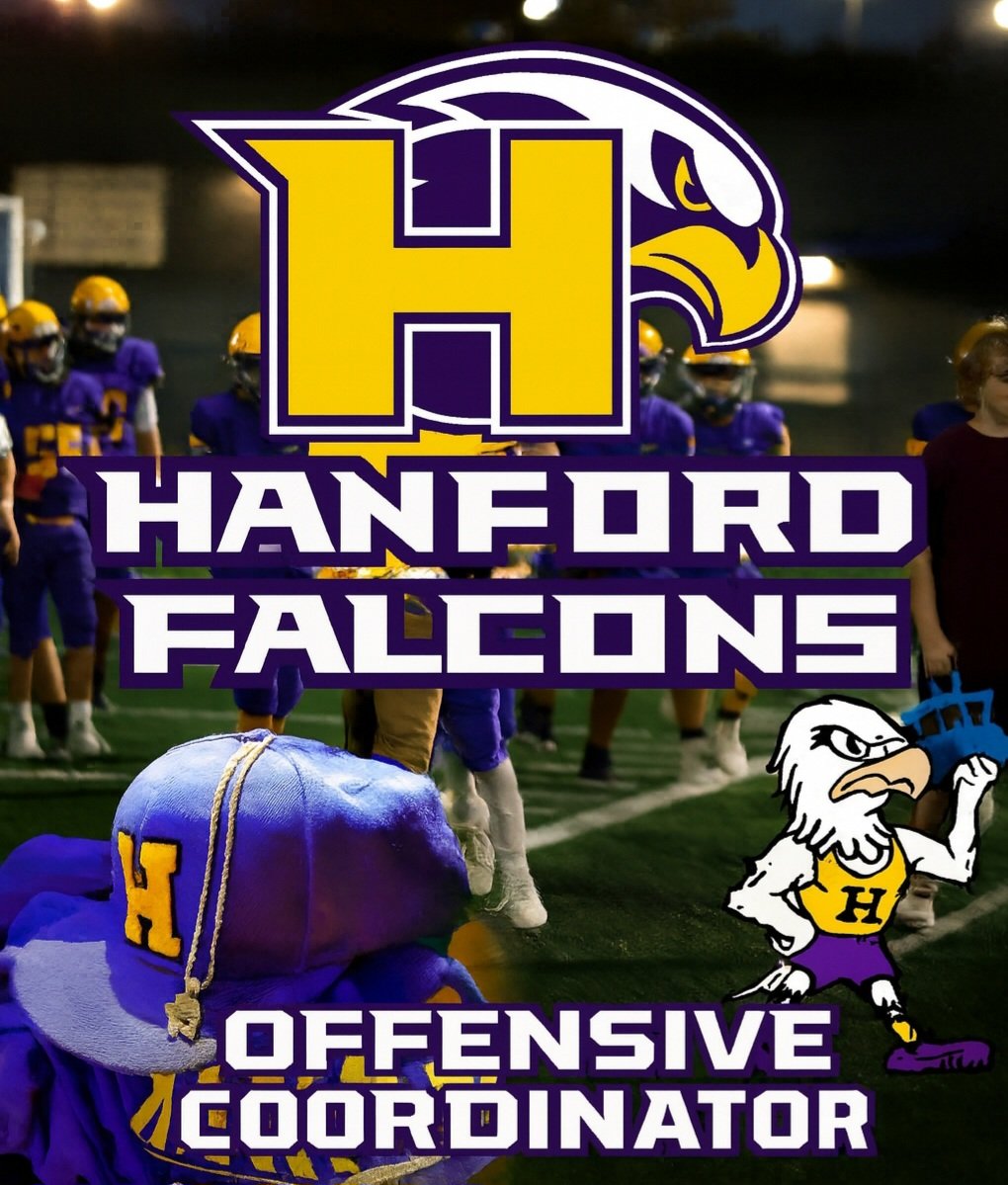 T8superstar's tweet photo. Excited to announce that I have accepted the position as offensive coordinator for the Hanford Falcons! #ForTheH #InPowersWeTrust https://t.co/REDerIhTUo