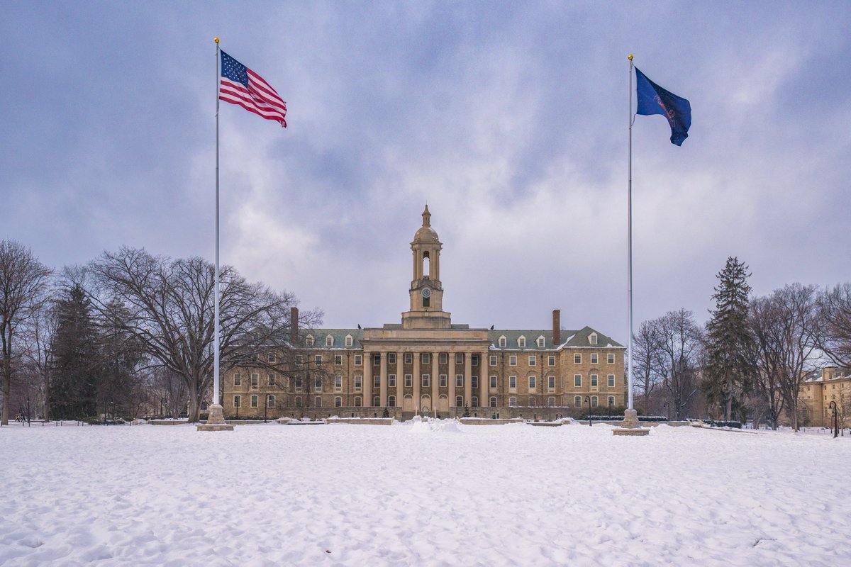 Today I was in State College visiting family and while I didn't go to Penn State my dad (who was also in the Blue Band), brother &amp; sister all did, so I've been going there since I was a little kid. I've captured campus many times before, but today was the first time in the snow.