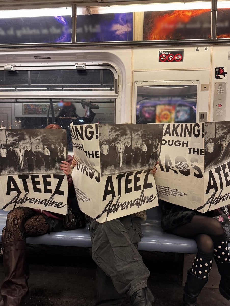 1024updates's tweet image. [📷] 260207 ATEEZ Official Threads update

SPOTTED: It's your daily news on the subways in NYC.
Never know when it just might happen again...?
- New York City
- London

#ATEEZ #에이티즈 @ATEEZofficial