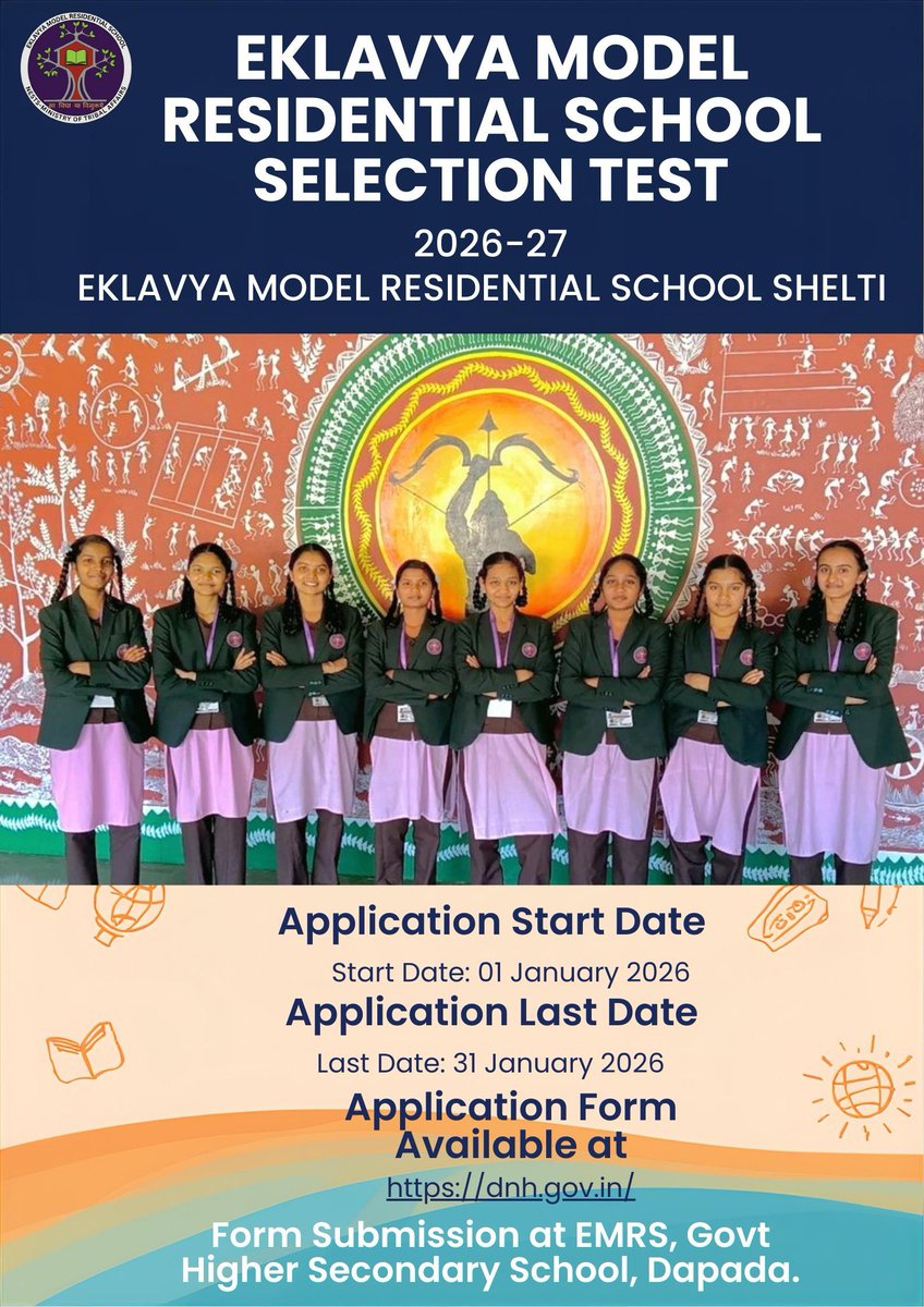 PM SHRI EMRS Shelti, Dadra & Nagar Haveli tweet media