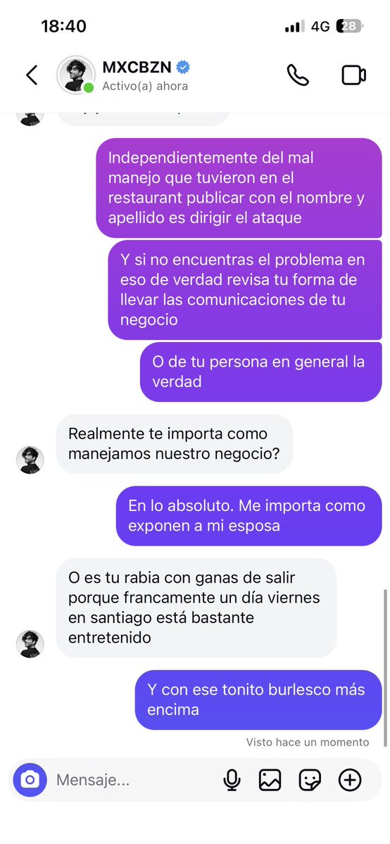 PCR0001's tweet photo. El cuico desagradable dueño del bar Flama andaba exponiendo a la clienta que denunció la mierda de atención del local

Excelente estrategia de marketing campeón https://t.co/P1ICDSFKQw