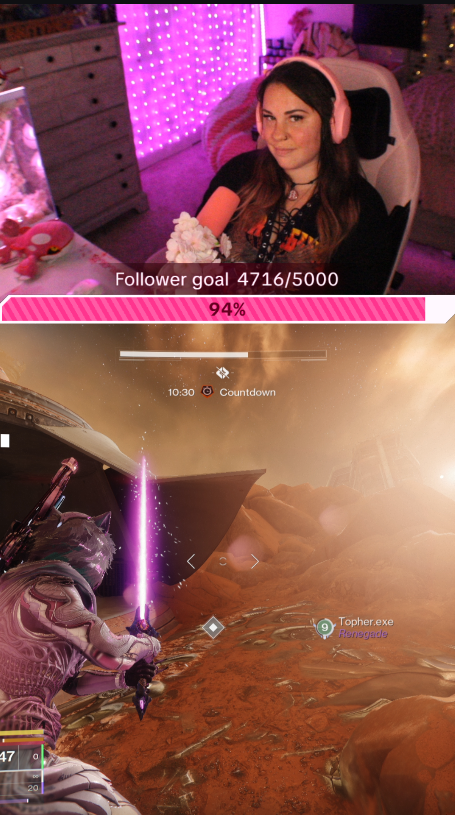 0hSnapItsBritt's tweet photo. I'm live on TikTok playing some @DestinyTheGame title grinding &amp; dungeon running! Link in comments <3

#d2creator #destiny2 https://t.co/NUPOt6OqJv