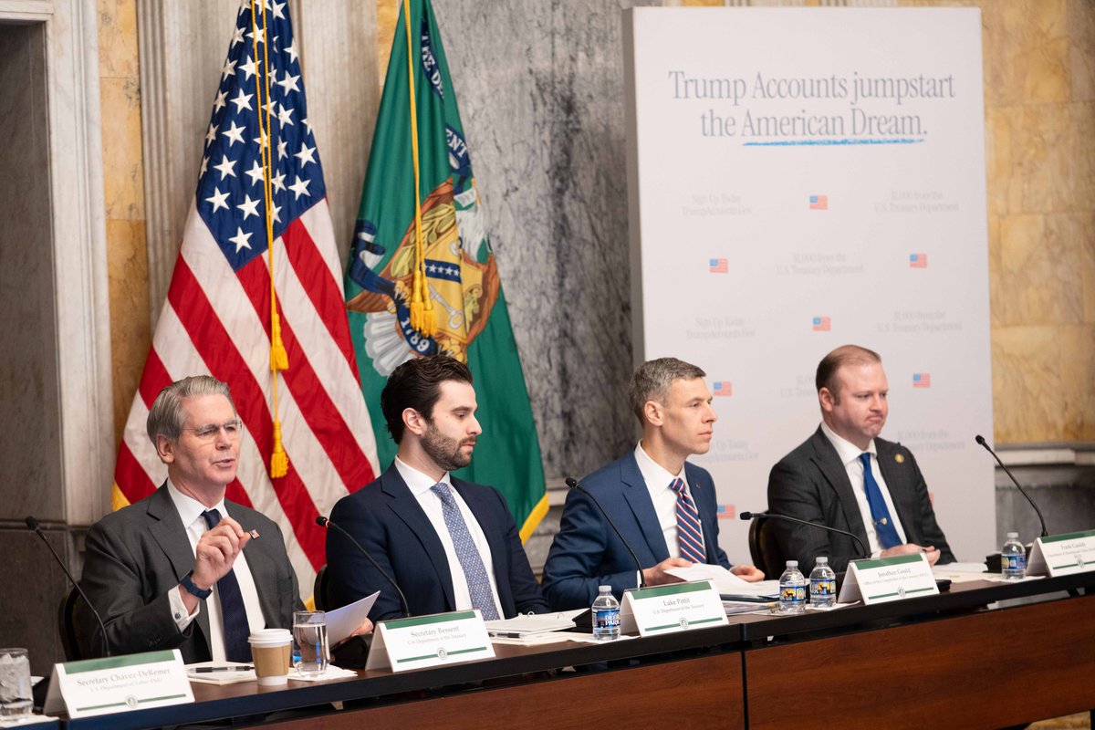 Through <a href="/TrumpAccounts/">Trump Accounts</a>, <a href="/POTUS/">President Donald J. Trump</a> is helping Americans start their investing journey from day one by establishing a generational down payment on the American Dream,

At today’s first Financial Literacy and Education Commission meeting of 2026, I highlighted the lasting benefits of