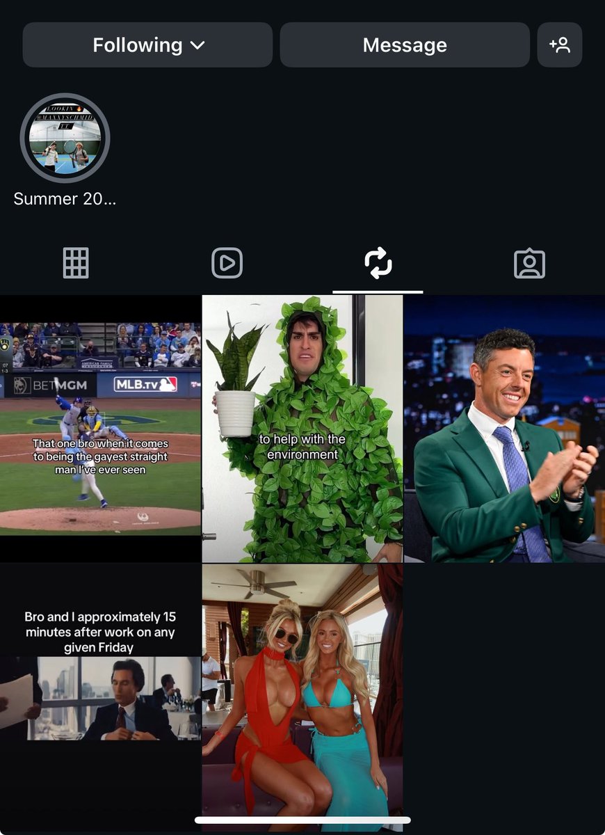 BrynnForbes11's tweet image. Buddy of mine doesn’t understand Ig reposts and has had this random chicks photo reposted since August