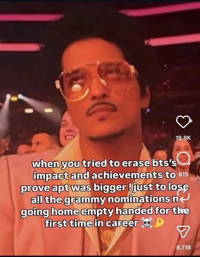 Mind you Bruno has more achievements than Bts