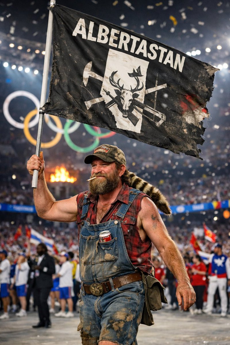 jamchan83's tweet image. Albertastan walking into Olympics.

 #UCP #ableg #abpoli