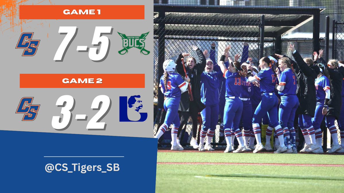 CS_Tigers_SB's tweet image. Two more wins for the Tigers today…faced adversity and had a post season feel in early February!!! #tigerpride 🐅 Walker had two BIG 💣💣’s in each game. G1: Coble W G2: Garner W. Tigers improve to 4-0 on the season.