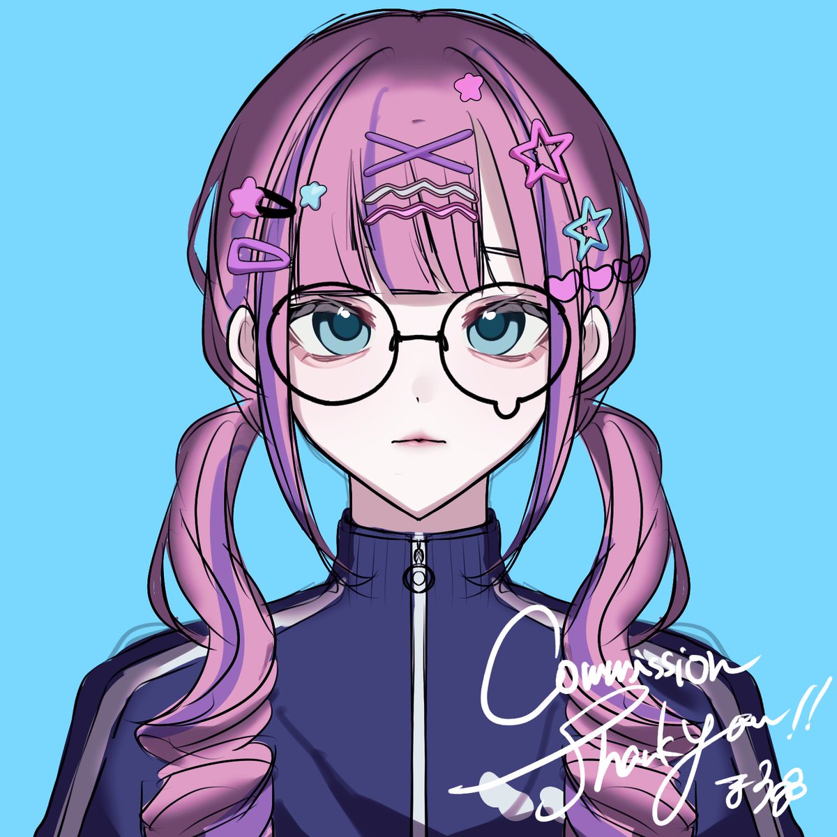 marxx_48's tweet photo. ✧ Commission  ✧
証明写真風のご依頼でした🫶🏻 https://t.co/TJ1JVnKEwv