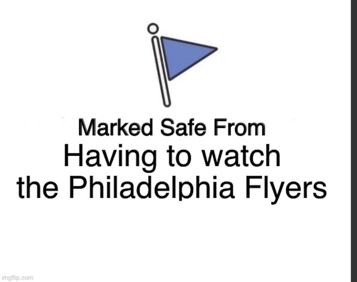 Enjoy 19 days of not having to watch the Flyers lose in OT!

See yall soon 🫡