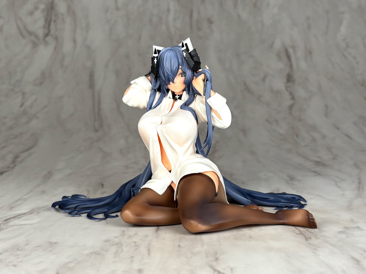 #WF2026W #アズールレーン #Zbrush
アウグスト・フォン・パーセヴァル　魔女の昼下がりVer.完成しました
WF2026冬にて4-15-14　専門学校東京デザイナー・アカデミーのブースにて展示予定です
反響いただければ複製・販売を考えたいと思います(´◉ω◉)ゑ