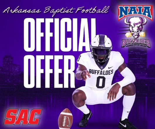XadenMcNeil17's tweet image. blessed to receive my very first offer from Arkansas Baptist✝️