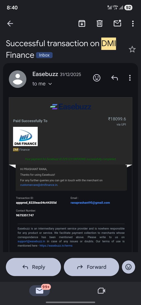 ranaprashant95's tweet photo. @DMIFinance you are such a bastard company

It's been more than 5 weeks but still payment is not updated 🙃 https://t.co/Do95aN3tYO