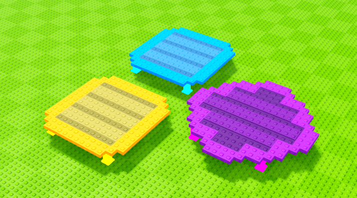 Stud trampolines i made🎈

❤ + ♻️ Appreciated!
#RobloxDev #RobloxArt #GameDev