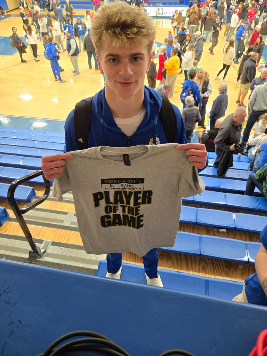 BobGreenburg's tweet photo. Greenville’s Keith Covert scored 20 of his game-high 30 points in the second half to help Greenville down Lakeview, 68-56 to take home the @Reinhardts1904 POG T!! https://t.co/SDKvsaAVCs