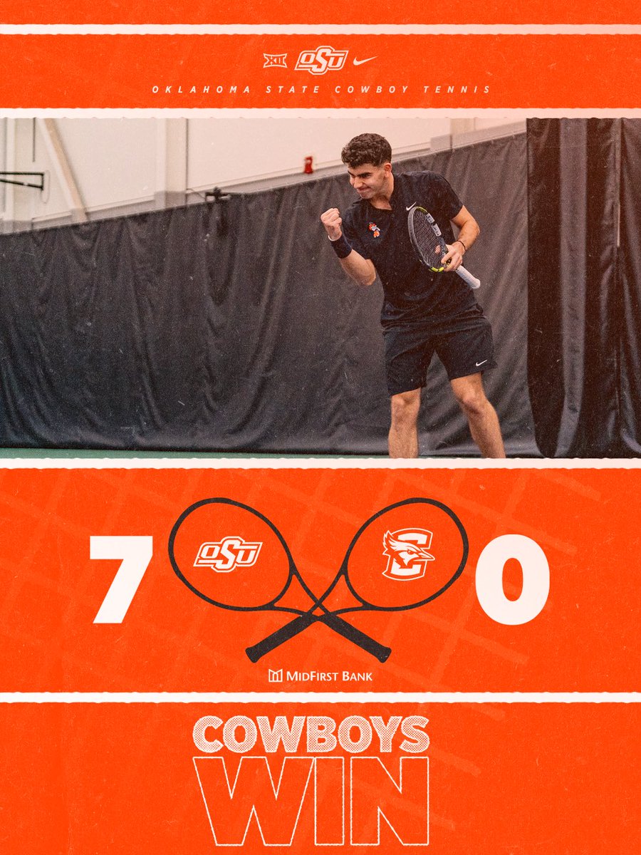 Zero doubts left.

#OKStateTennis | <a href="/OSUAthletics/">Oklahoma State Athletics</a>