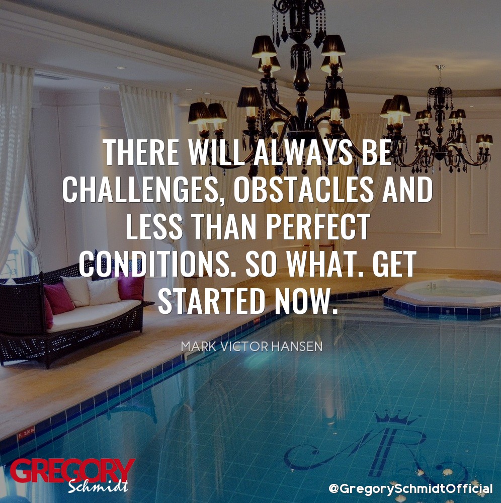There Will Always Be Challenges, Obstacles And Less Than Perfect Conditions.  So What. Get Started Now  -  Mark Victor Hansen

👍🏁🏁

#Digitalmarketing
#workfromhome
#affiliatemarketing 
#contentcreators