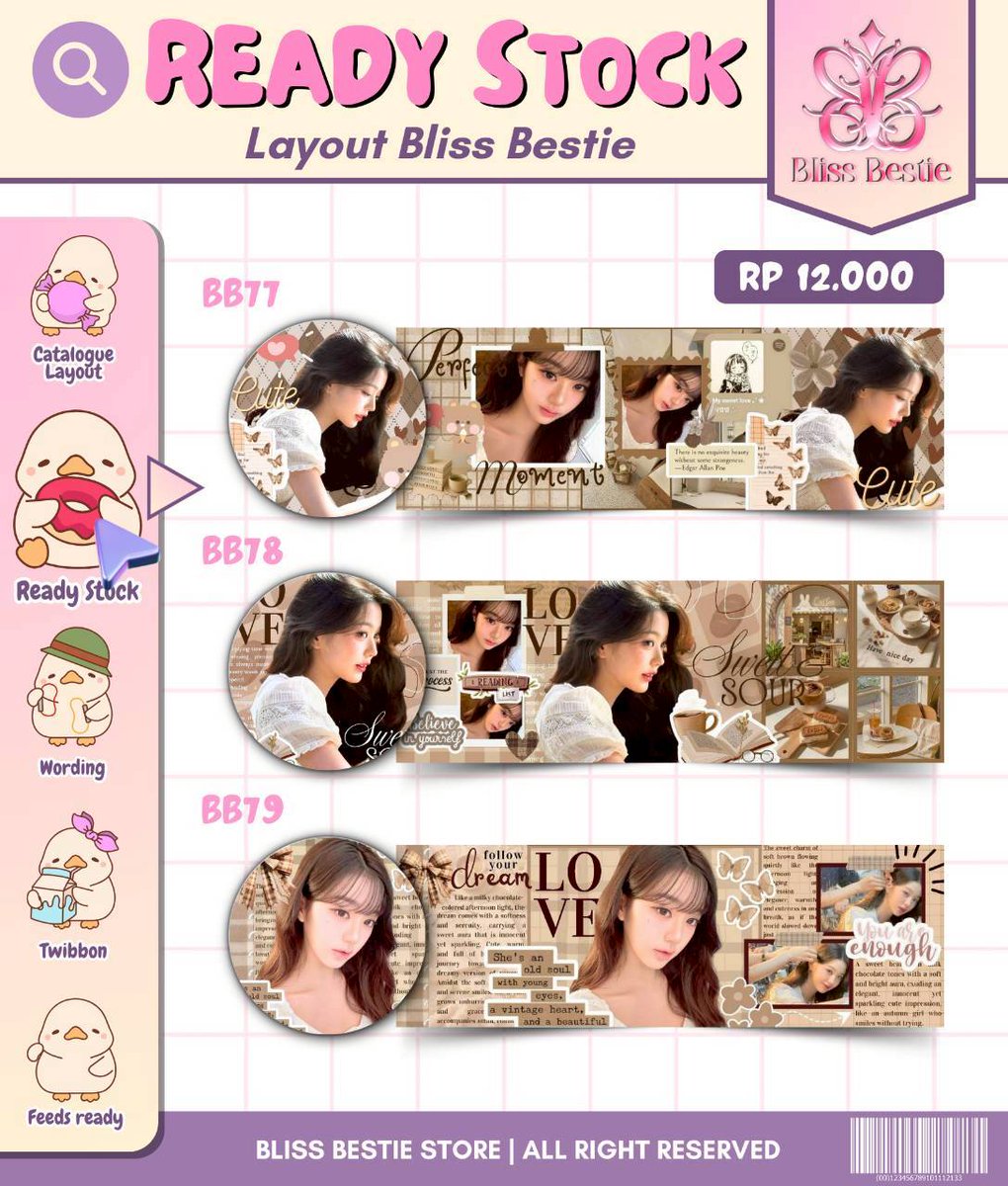 Blissbestrv2's tweet image. Morning bestie! Help rt will be appreciated! 😉🫶

Bestie ada yg lagi cari RS layout Wony? Karena today Blissbestie membawakan RS layout all Wony yaw! Yuk langsung DM atau chat ke Wabis di bio untuk jemput! 😍🫰 #zonauang