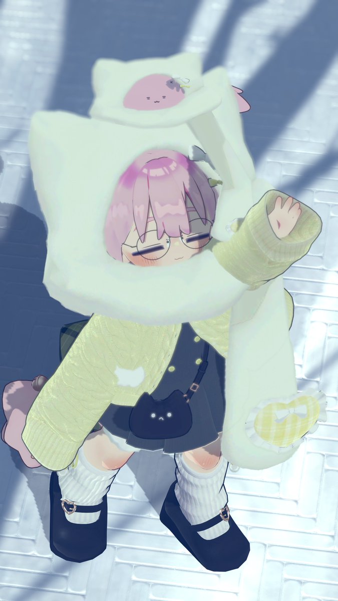 Sanno_VRC's tweet image. タグはコミュニティ内で閉じてしまうのね
改めて、キプルとおそろ！

#LUUNI3D #キプフェル #キプル