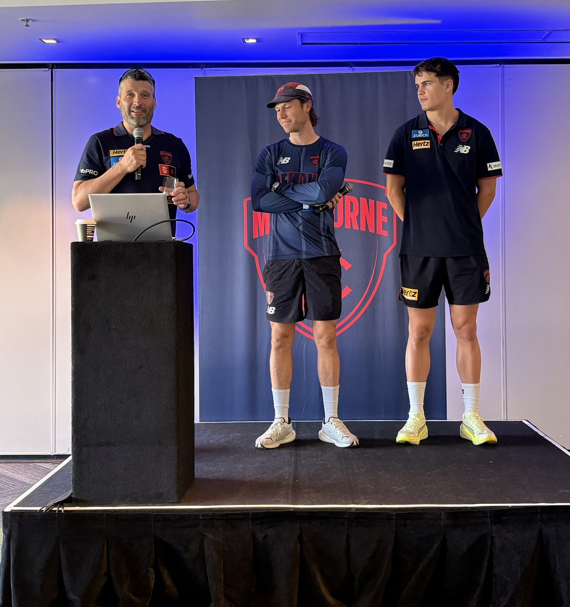 Back at the MCG for a speed dating meet &amp; greet with sponsors. 
The Demon Army will be sponsoring players Ed Langdon &amp; Brody Mihocek in 2026. They’re ready &amp; excited to get this season going….&amp; so are we! 
#demonspirit
