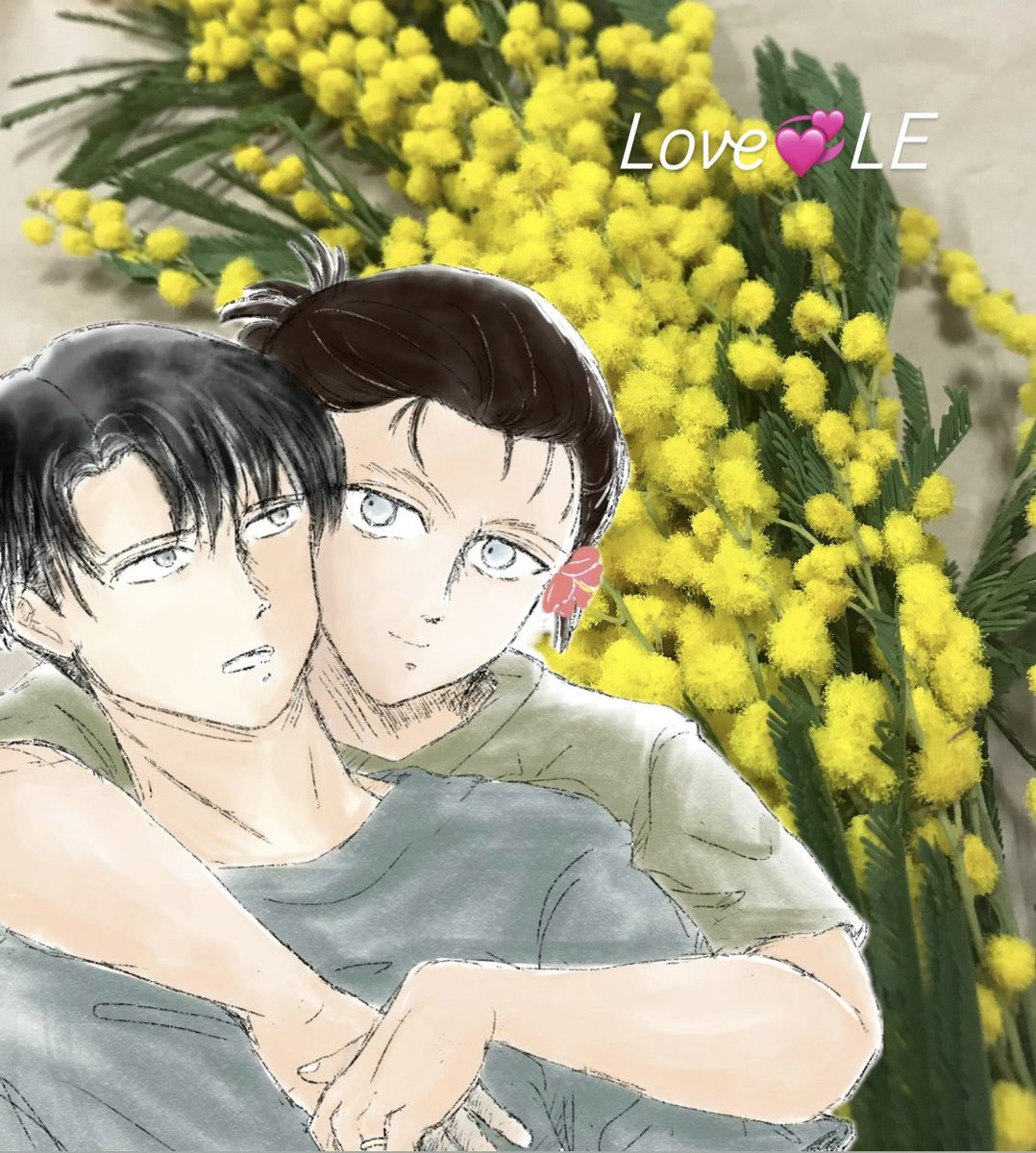 #ひらいて赤ブー

進❤️‍🔥の巨👣リヴァ🪽×エ🗝ン
「俺の希望、オレの翼」の継続開催をよろしくお願いします！