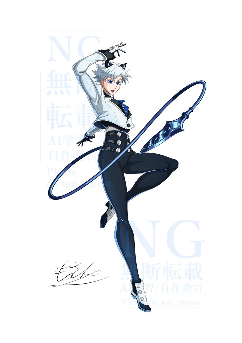 mossanomegalpha's tweet photo. 【ＯＣ立ち絵】
ユウマ＝ナガト（永門 優麻） https://t.co/vYEPPJCAXk
