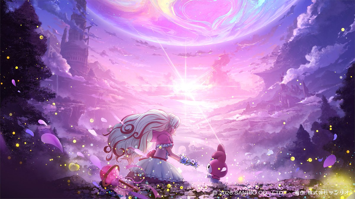 SANRIO_Vfes's tweet image. ／
#8Puronicles 第二章
パルラ編 Only Your Voice
ティザー動画が公開🌟
＼
お花畑に響く歌声...
マイメロディと一緒にいる少女の"気持ち"とは...？

初回上映は2/8(日)23:00から！
#サンリオVfes 2026期間中は、無料でご体験いただけます🎵

2月の無料上映スケジュールはこちら📅…