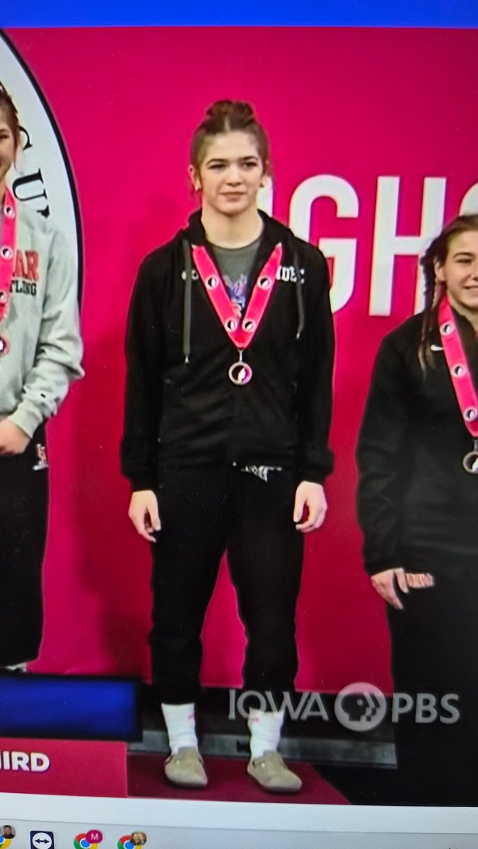 IndeeWrestling's tweet image. 120 - 5th Place Finisher, Morgan Krall, Independence!