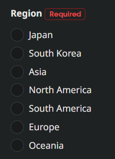 LiterallyVera99's tweet photo. @relink_official I think you forgot a region... 😭😭😭

What do I pick, it says "Codes may not be usable in regions other than the region selected on your application" too... https://t.co/INluYVDURh
