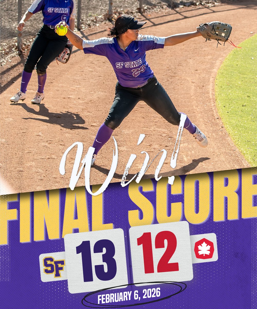 SF State Softball tweet media