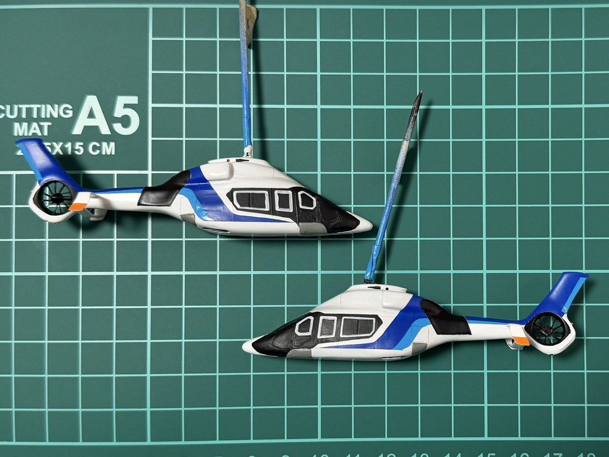 1/144 H160
機体のおおまかな形ができてきました。
塗装はANH仕様です。

#144スケモ