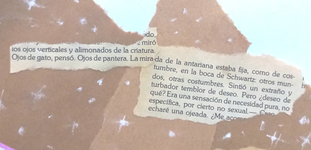 Ego_Claudius's tweet photo. Dibujando, rompiendo, pegoteando. Mariel como una novia de Frankenstein, rearmada de a pedazos. Texto destrozado y reconstruido: Schwatz entre las galaxias, de Robert Silverberg (El Pendulo n°9) https://t.co/oiNSsRNkeW