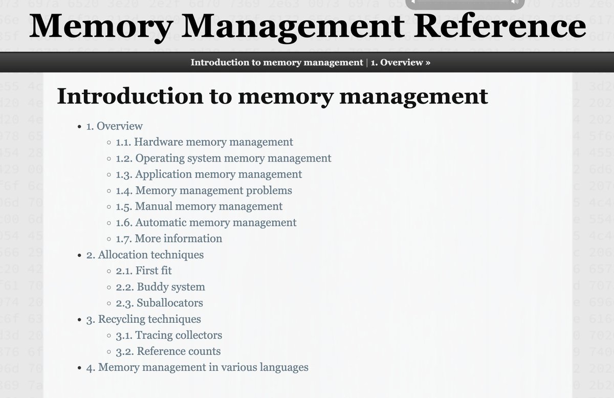 Introduction to memory management

memorymanagement.org/mmref/index.ht…