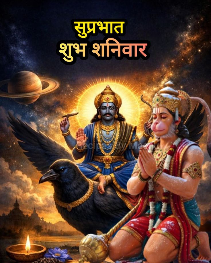 शुभ शनिवार 
   जय बजरंग बली 🚩 
  जय शनिदेव महाराज 🙏 
Good morning X Family have a great day 
सुप्रभात वंदन 🙏