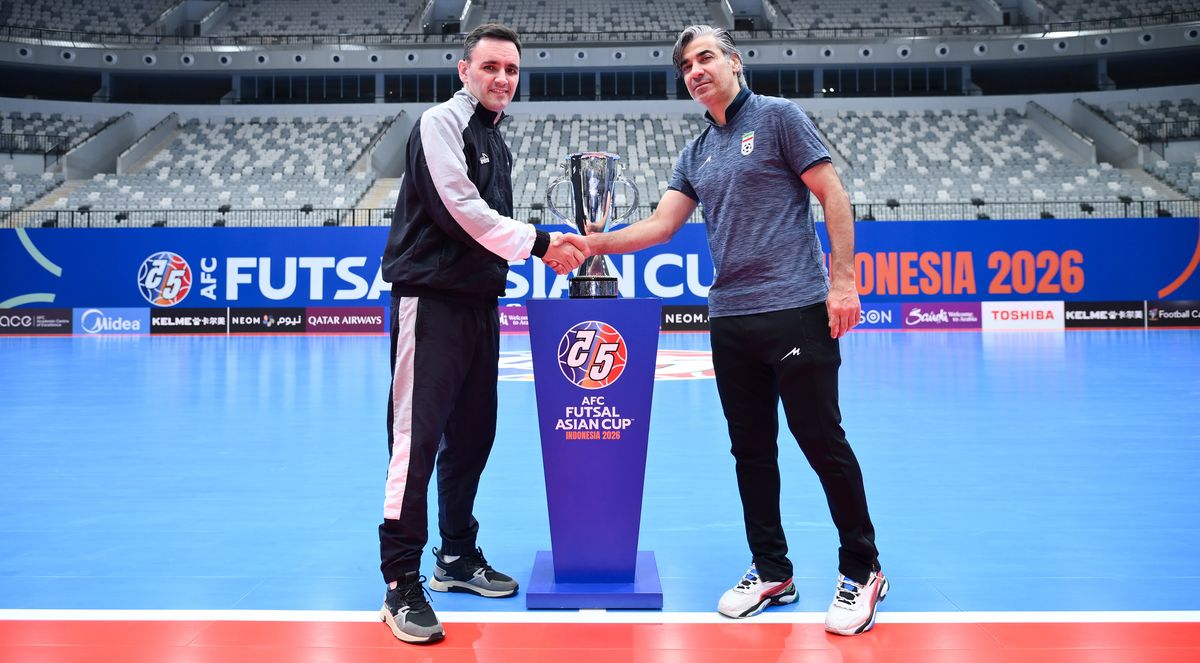 Finale AFC Futsal 2026 🏆

🗓️ Malam ini 
⚔️ Indonesia (rank 24) vs (5) Iran
⏰ 19.00 WIB - MNCTV 

Head-to-head :
Indonesia 0-5 Iran 
Indonesia 1-5 Iran 
Indonesia 3-13 Iran 
Indonesia 1-20 Iran 
Indonesia 1-8 Iran 

Let's go 👊🇮🇩