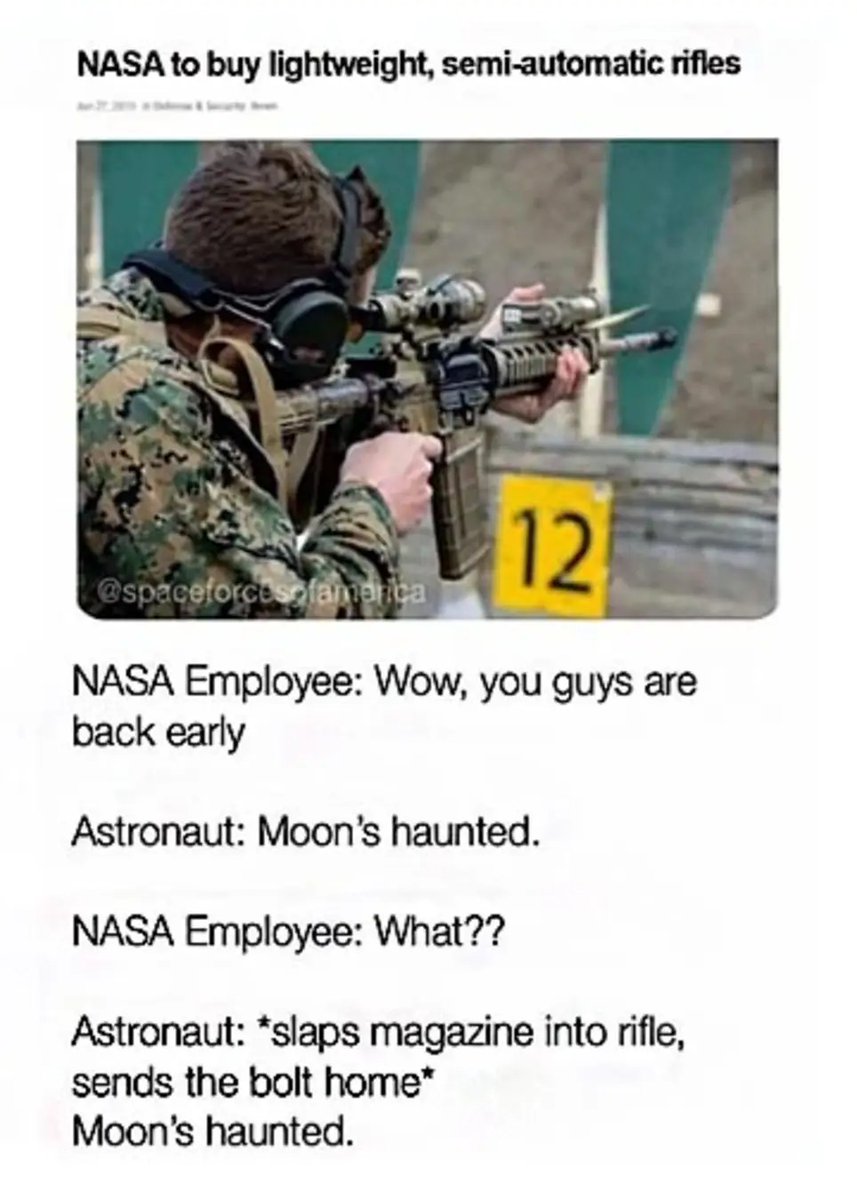 "Moons haunted" better be a Space Force units moto.