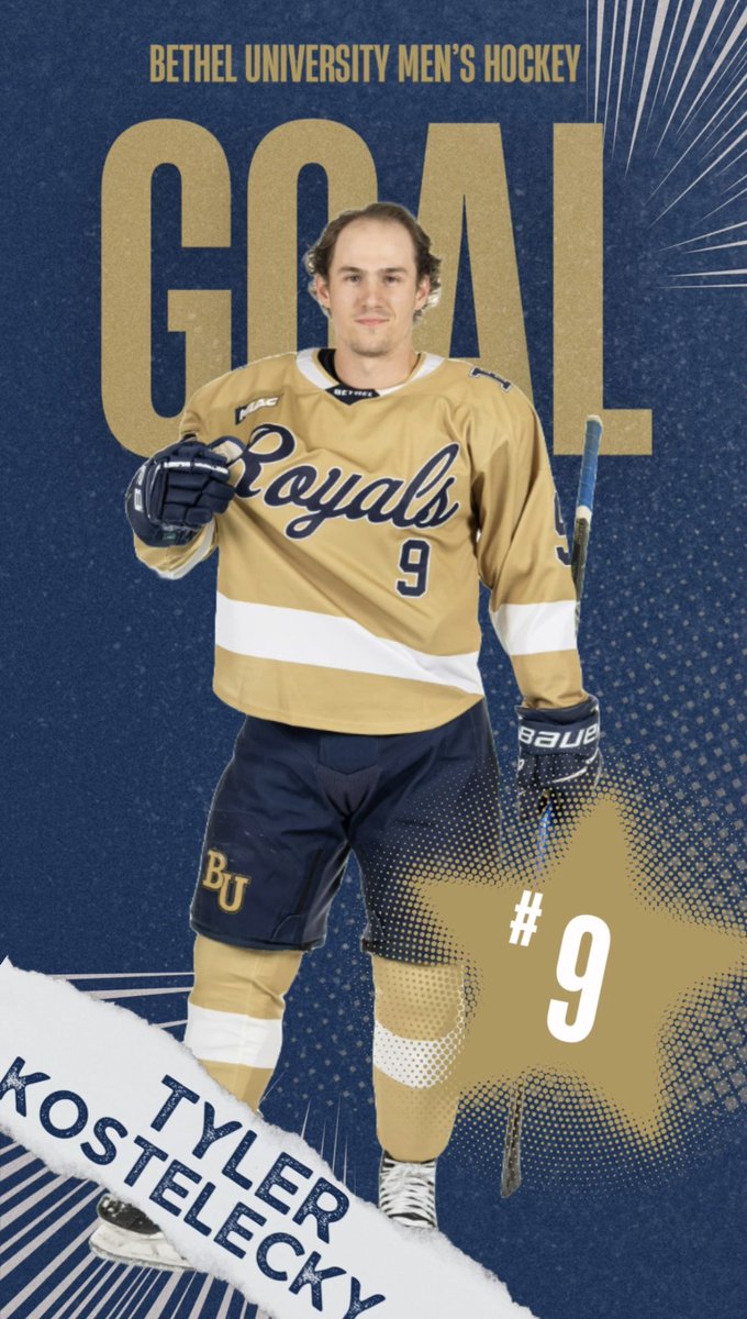 buroyalsmhockey's tweet photo. 🚨GOALLLLL🚨
Goal from #9 TYLER KOSTELECKY ‼️
Assists from #7 Luke Lindsay and #22 George Peterson
⏰ 17:15 https://t.co/Fiu1FsOQnr