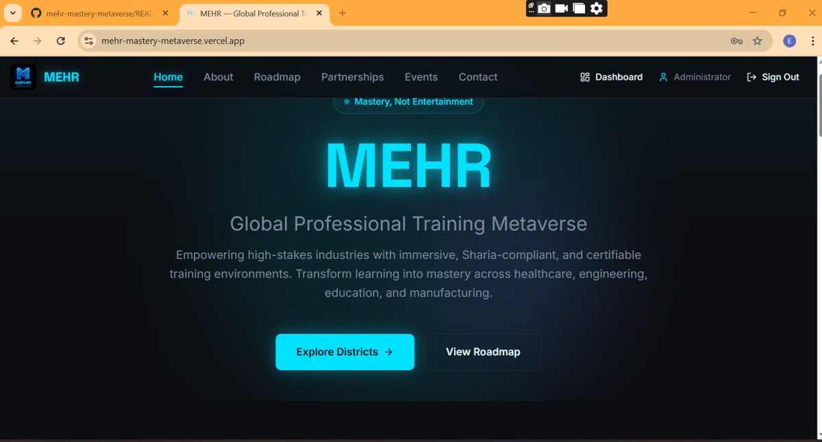 Mehr-Professional Mastery in a Metaverse tweet media