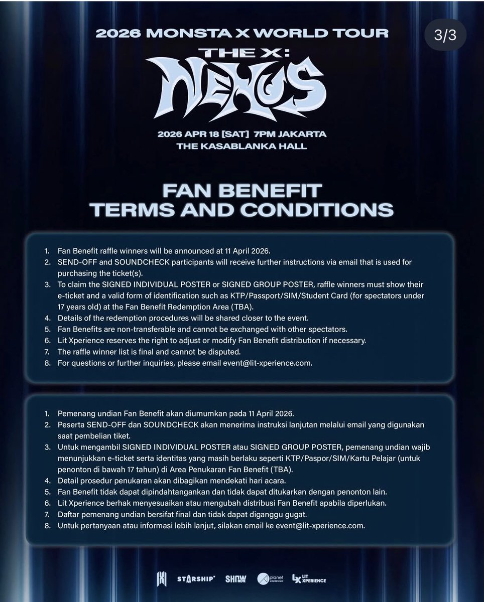 Jastip War Tiket Konser tweet media