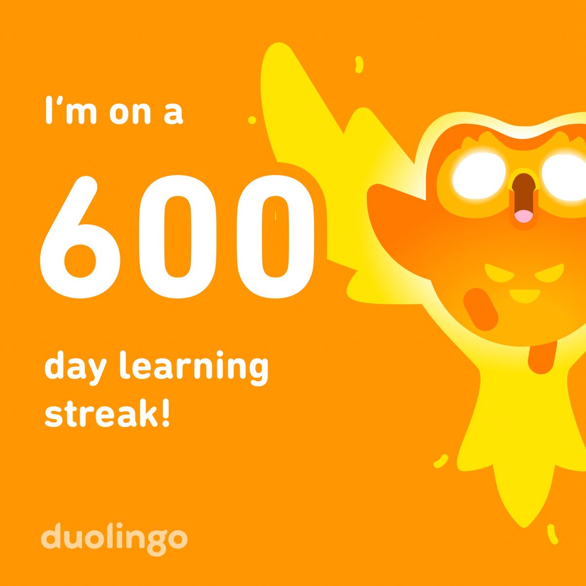I’m on a 600 day learning streak!

🇯🇵