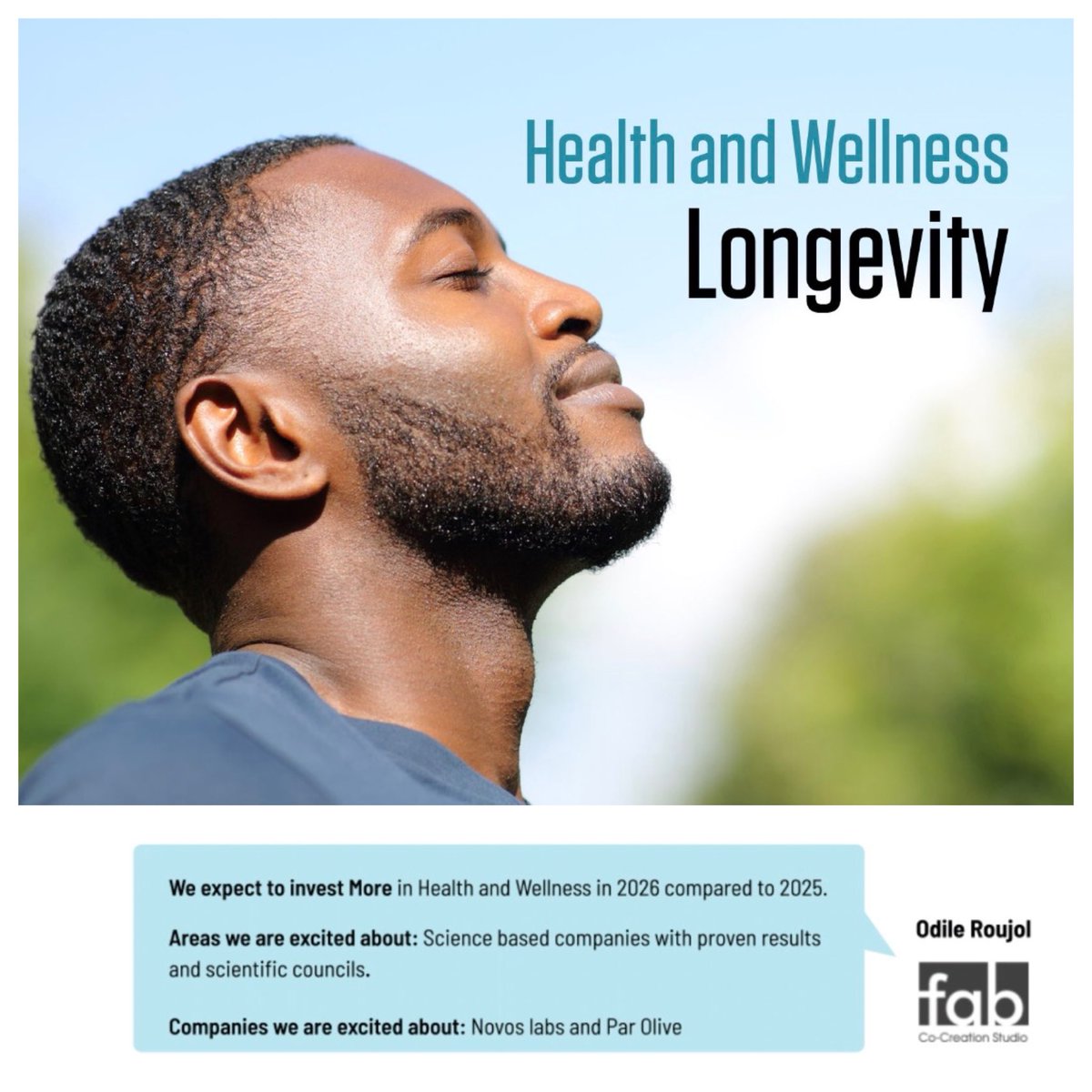 Health and wellness, the longevity report by <a href="/xrcventures/">XRC Ventures</a>. 
bit.ly/49XEI0n happy to put forward <a href="/function/">Function Health</a> <a href="/NovosLabs/">NOVOS Labs</a> Par Olive backed by Fab Ventures  <a href="/BeautyTechVent1/">Fab Co-Creation Studio Ventures</a>